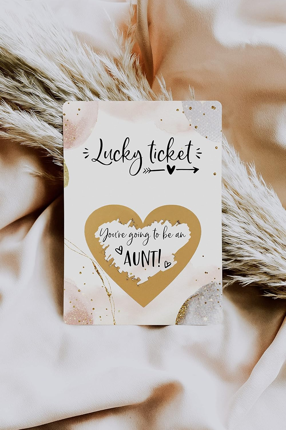 Joli Coon Pregnancy Announcement Scratch off Cards - You Are Going to Be an Aunt - Auntie Pregnancy Scratch off Announcement image number 6