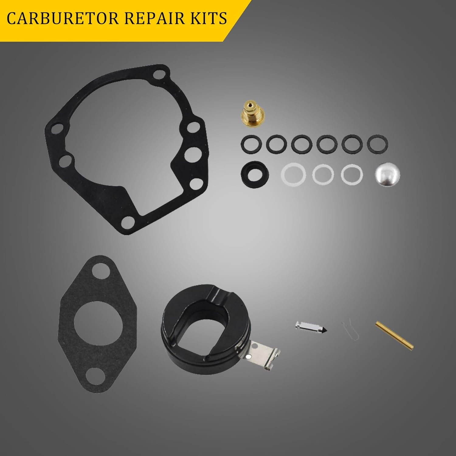ALL-CARB Carb Carburetor Repair Kits with Float Replacement for Johnson Evinrude 2/3/4 HP 398532 Sierra 18-7043 image number 4