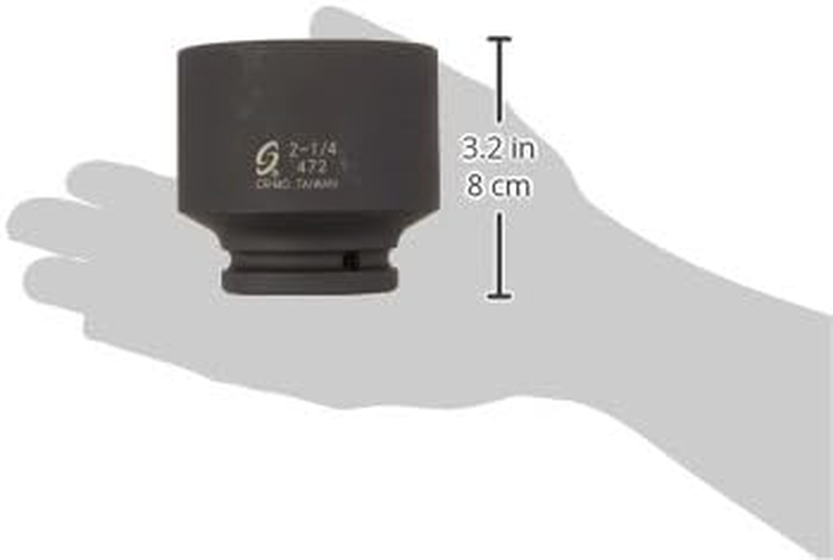 SUNEX TOOLS 472 3/4" Drive Standard 6 Point Impact Socket 2-1/4" image number 1