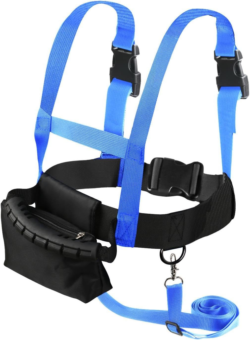 Ski and Snowboard Training Harness for Kids, Ski Harness with Removable Leash and Storage Bag, Speed Control Teaching Harness Vest Ski Accessories for Kid Boy Girl Beginners (Blue) image number 3