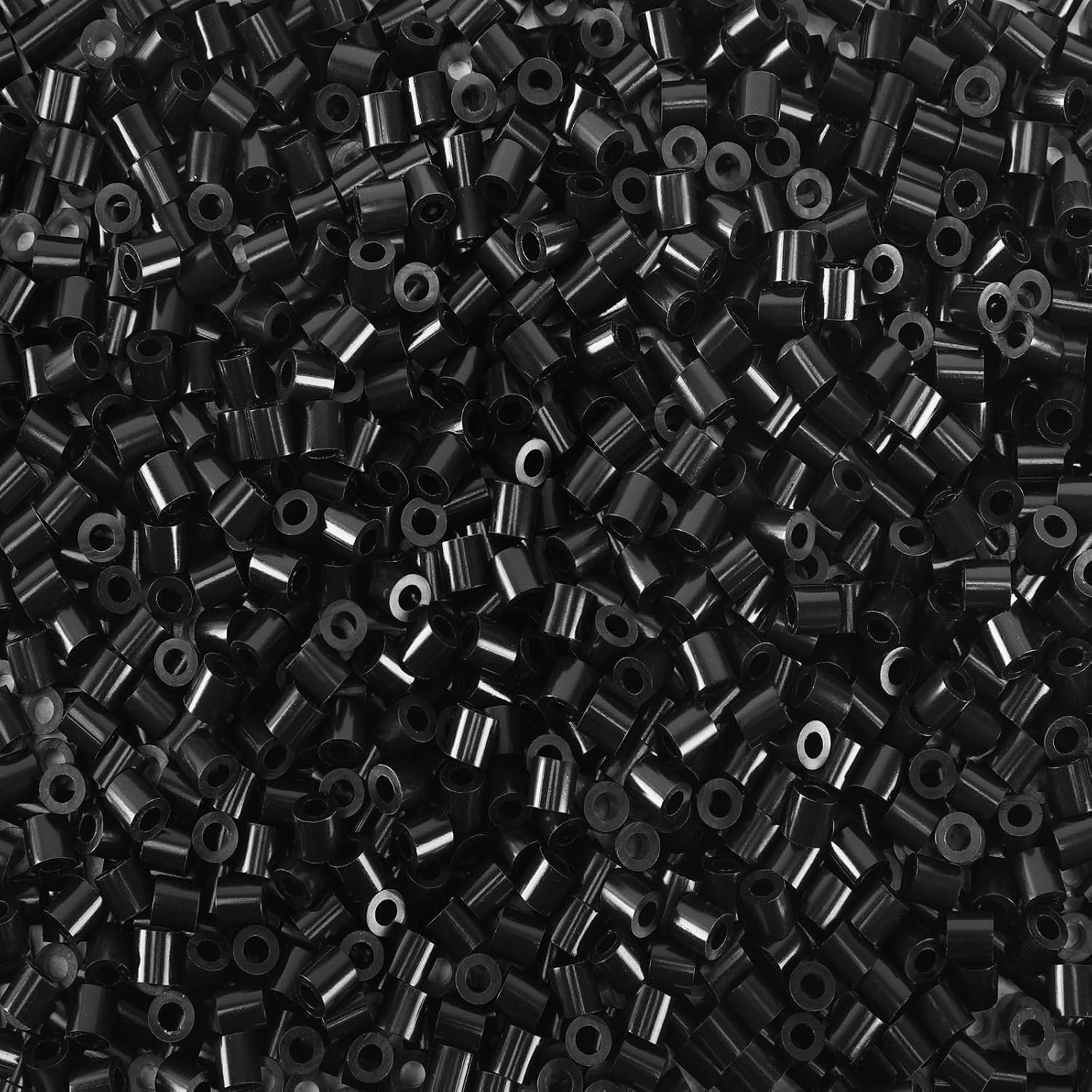 AUGSUN Fuse Beads, 1500Pcs Black Melty 5Mm Iron Beads for Arts and Crafts
