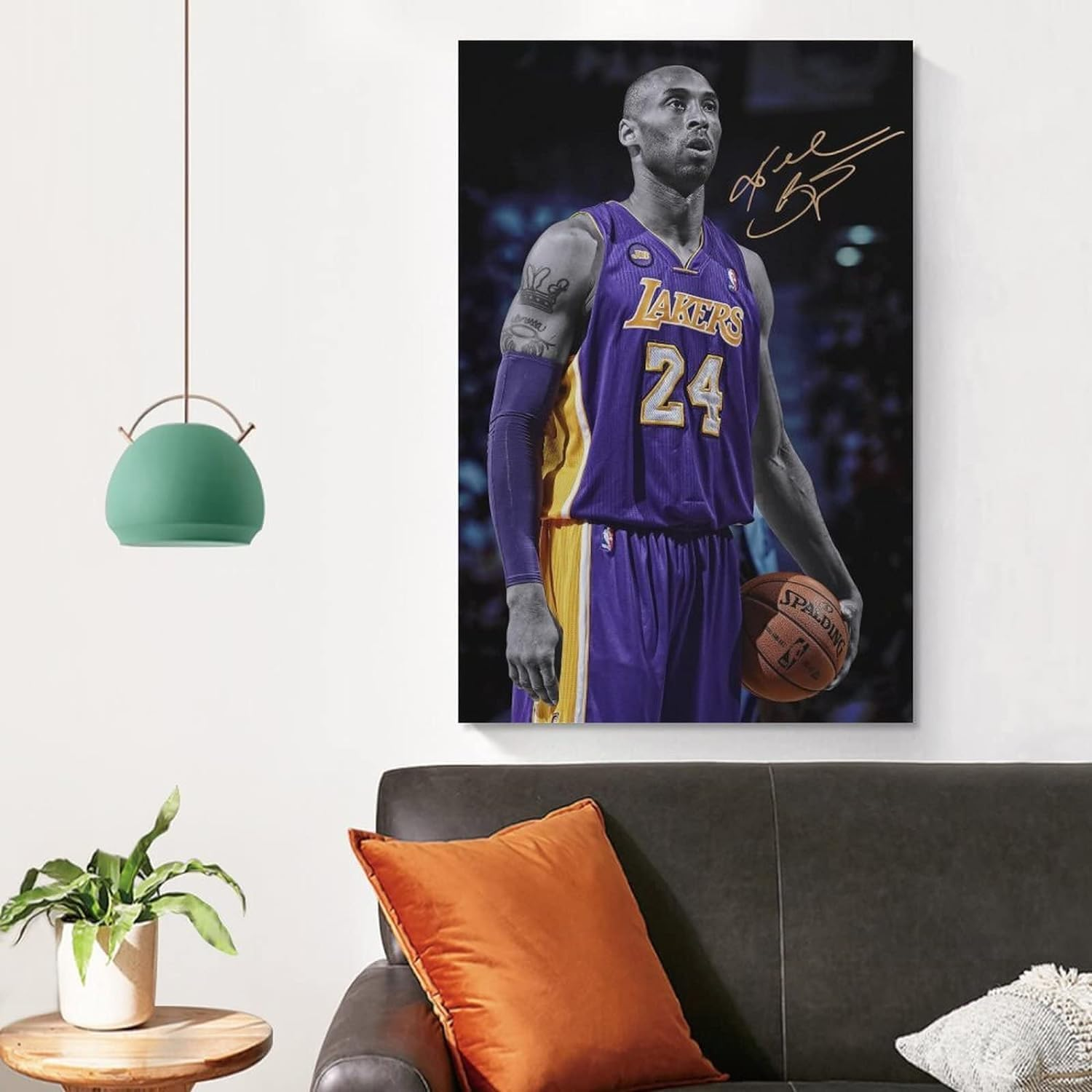 Kobe Poster Basketball Sports Legend Star Art Poster Canvas Wall Art40X60Cm Unframed (M) - A image number 4