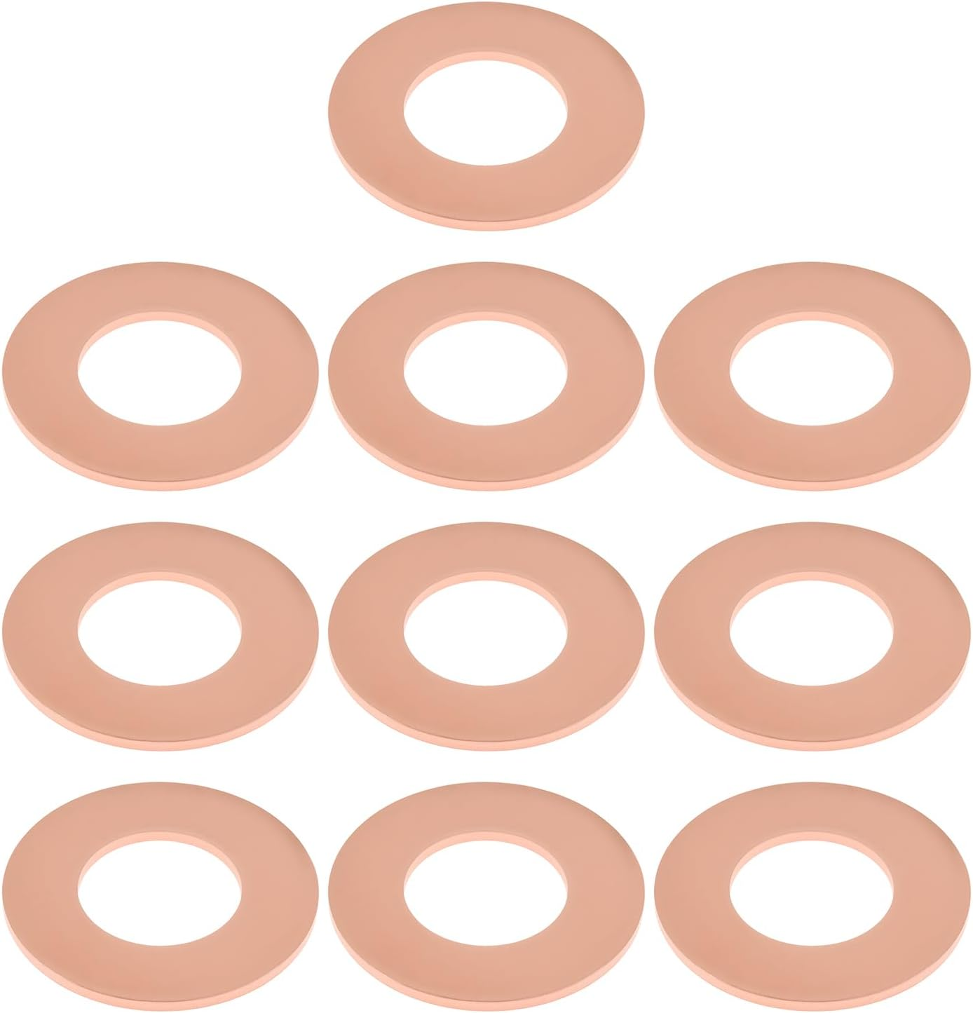 SG Store 10Pcs Sealing Ring Oil Drain Plug Car Oil Drain Plug Gasket A1402710060 Compatible with Mercedes-Benz 722.6 20X10X1Mm image number 2