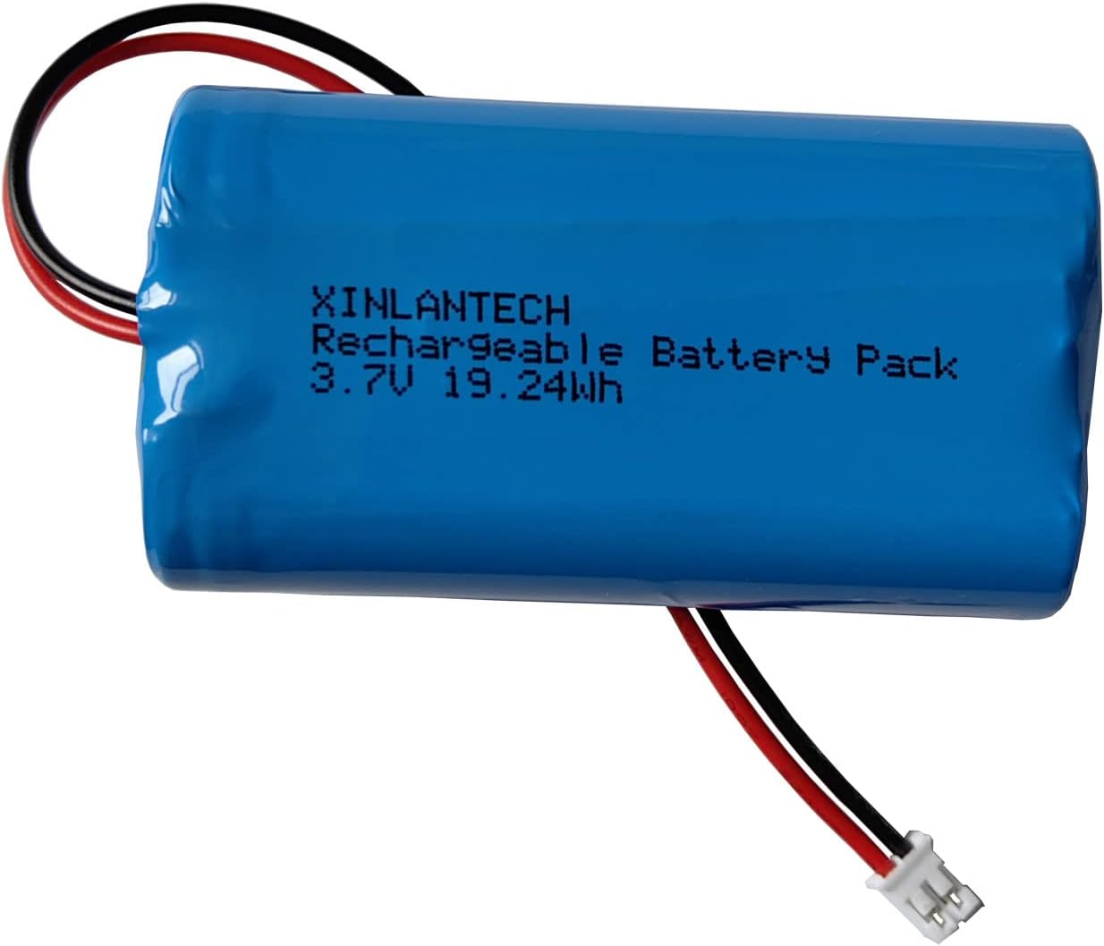 3.7V 5200Mah Rechargeable Battery with JST PH2.0/2 Pin Connector for Bluetooth Speaker, Lighting and Other Electronic Devices, 1S2P Batteries image number 1