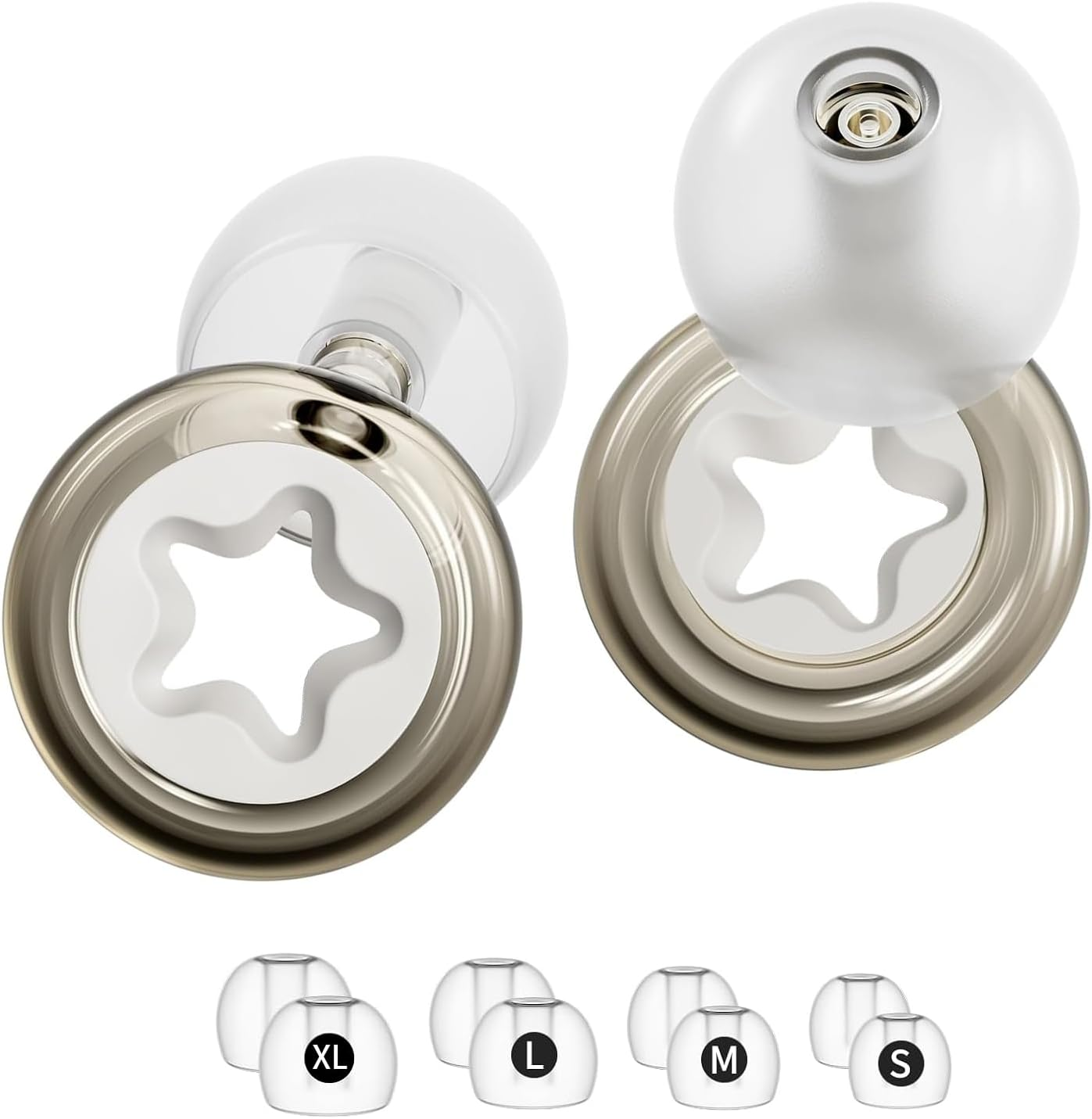 Quiet Ear Plugs for Sleep Noise Reduction Super Soft - Hearing Protection Silicone Ear Plugs Reusable for Sleep Concerts Noise Sensitivity with 4 Ear Tips S/M/L/XL image number 4