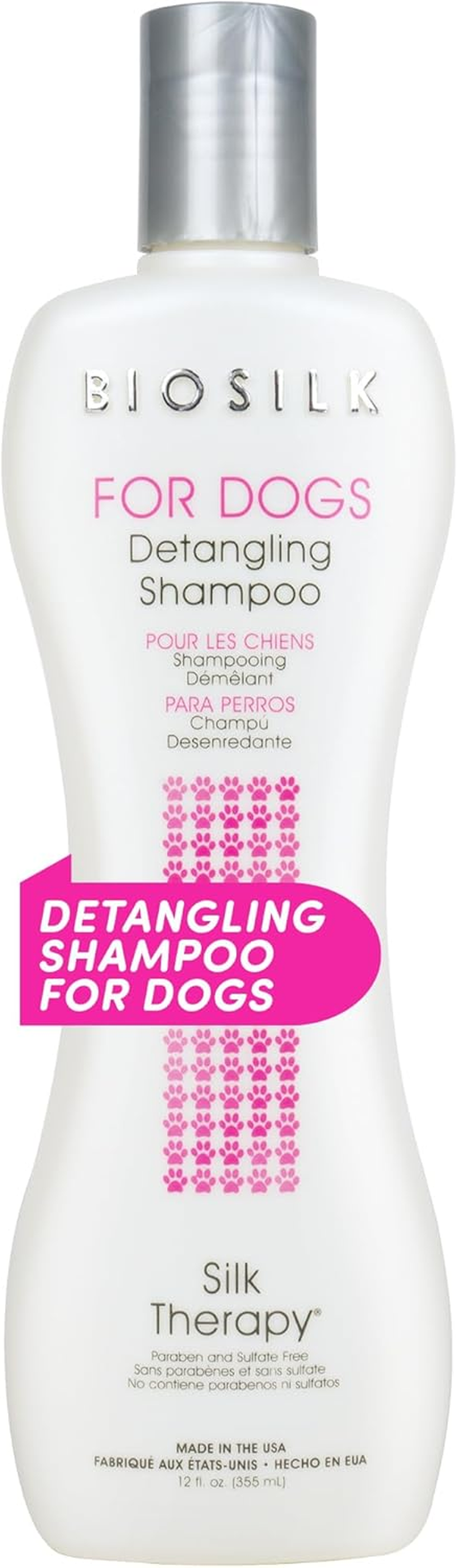 Biosilk Silk Therapy Detangling Shampoo for Dogs 355 Ml