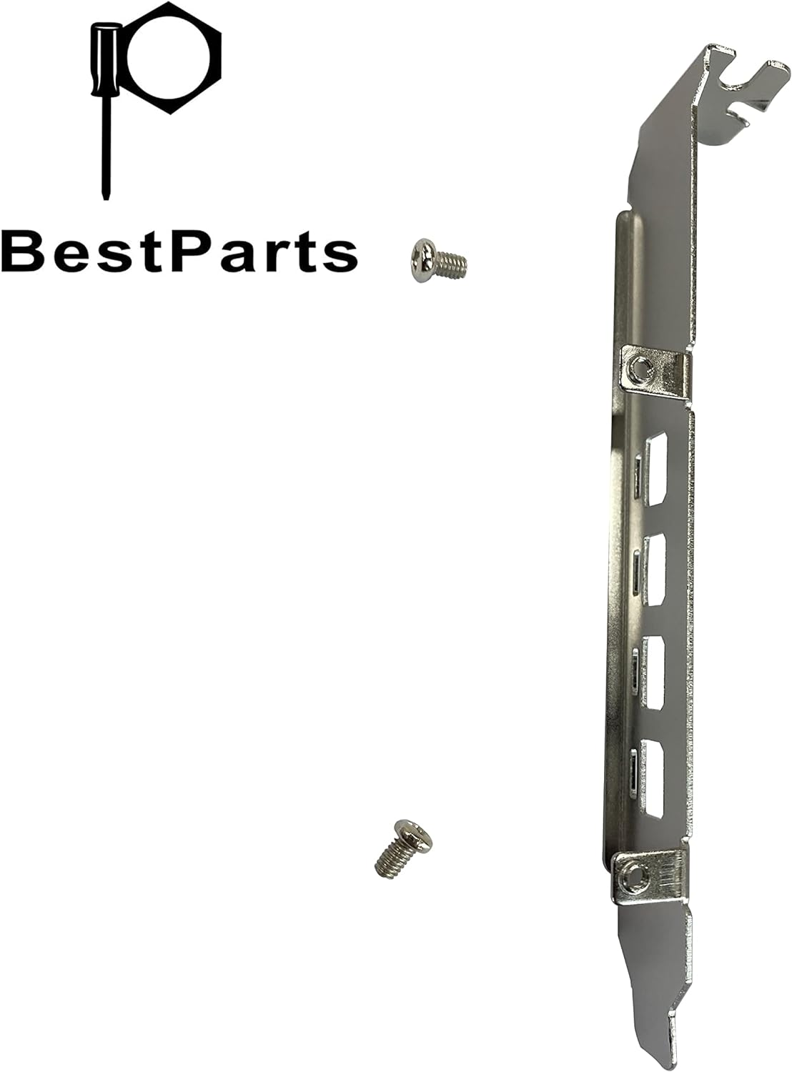 New Metal Full Height Graphics Card Mount for NVIDIA Quadro K1200 NVS 510 P400 P600 P1000 with 2X Screws image number 2