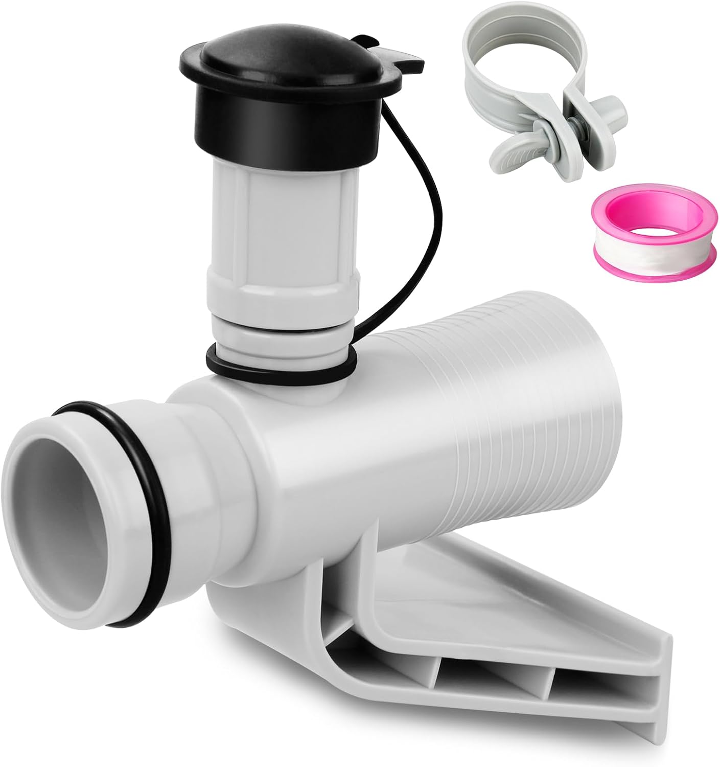 Pool Pipe Holder Air Jet Valve Kit for Intex above Ground Pool, Pool Hose Holder Compatible with Intex Replacement Part 637R 12363 12368 image number 6