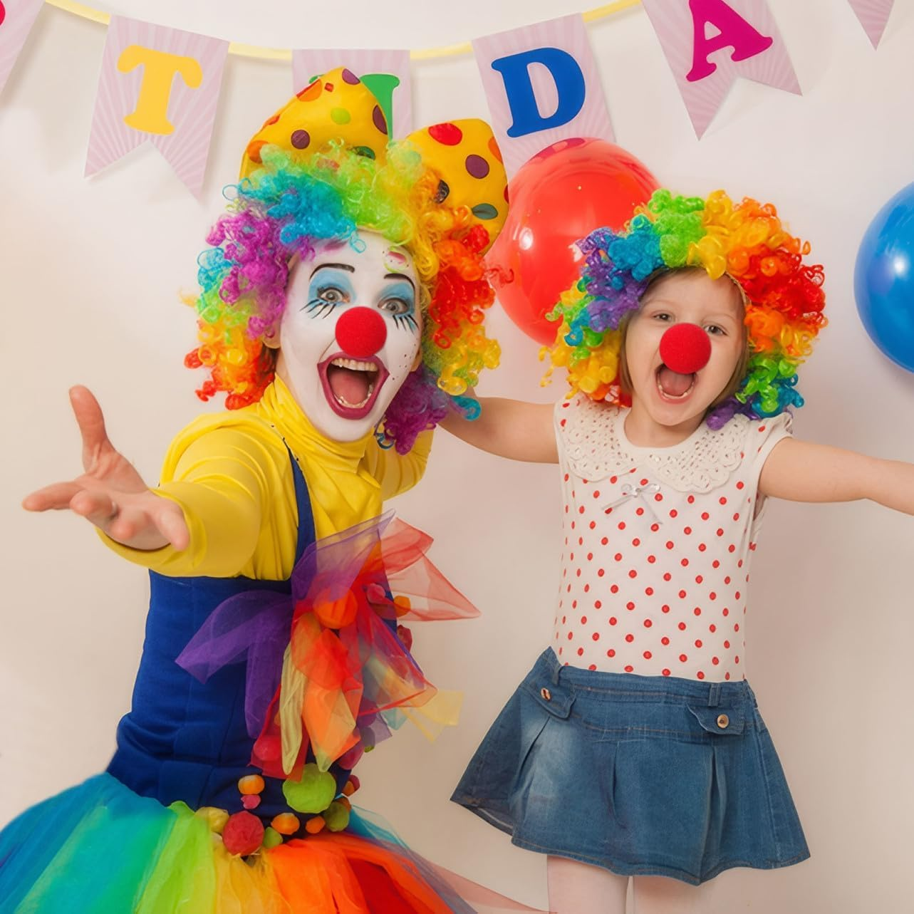 COHEALI Red Clown Nose 50Pcs - Foam Circus Cosplay Carnival for Halloween Costume Accessories, Party Favors Supplies image number 6