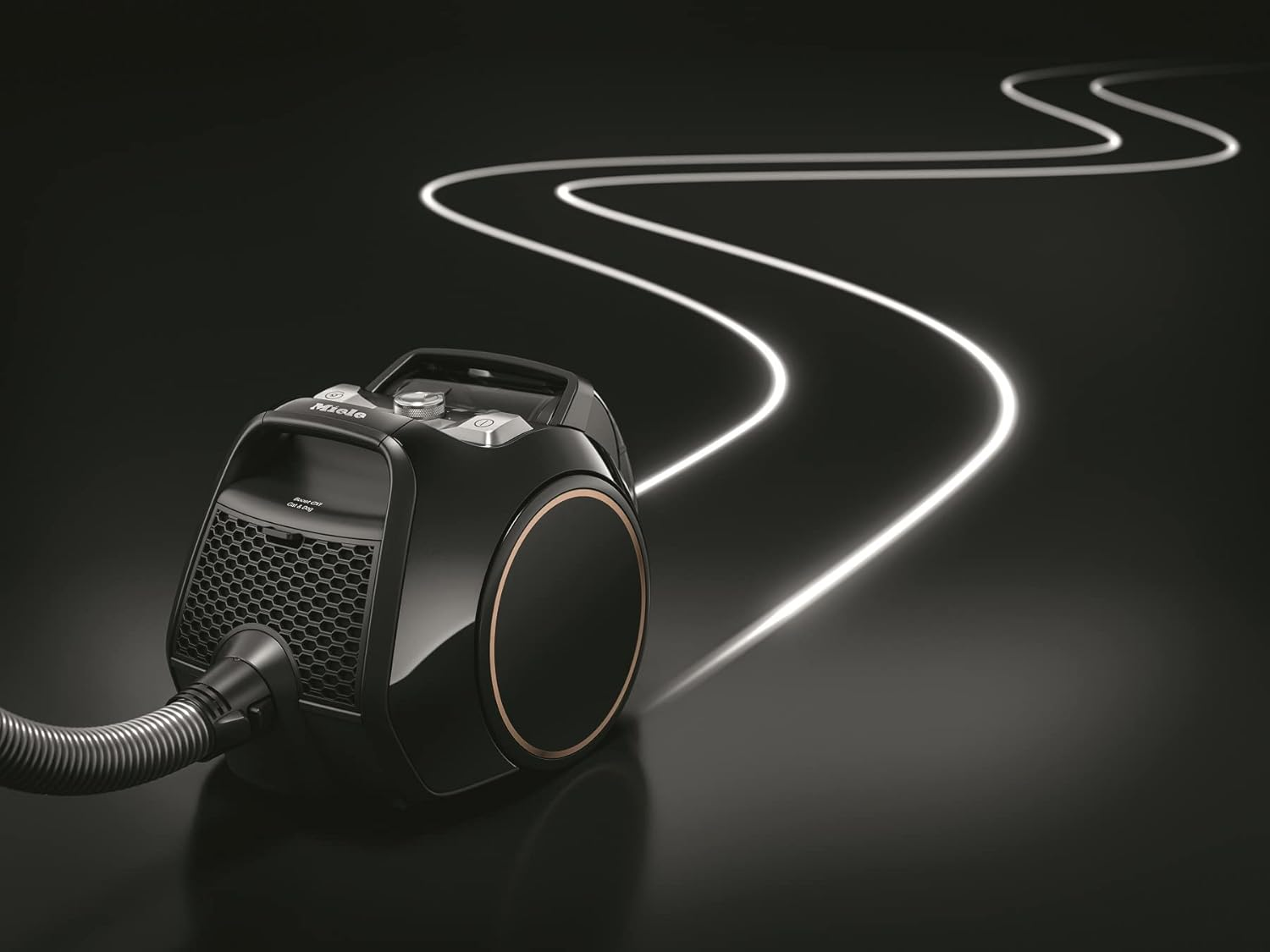 Miele Boost CX1 Cat and Dog Powerline Bagless Cylinder Vacuum Cleaner with HEPA Filter, 890W Suction Power, Includes Universal Floorhead and Turbo Brush, Obsidian Black image number 2