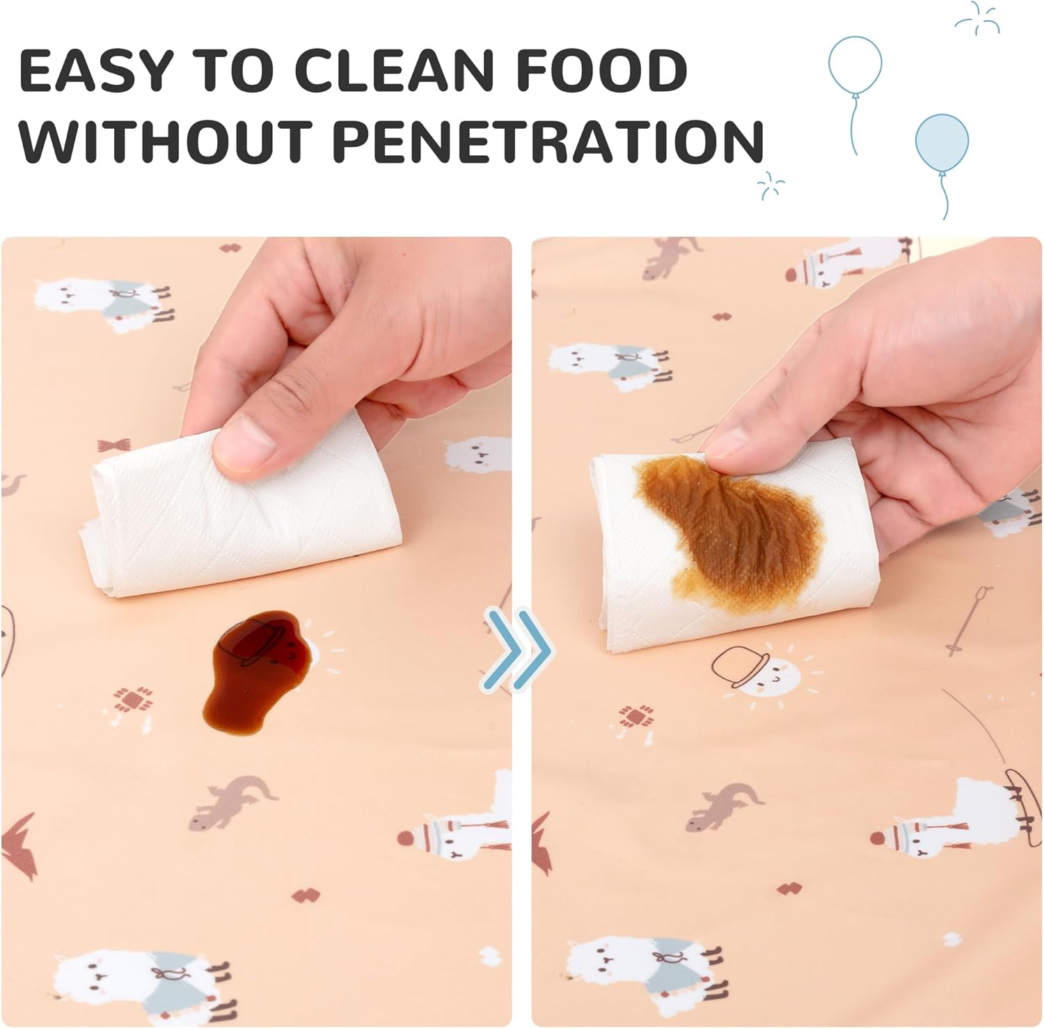 Little Dimsum Baby & Toddler Weaning Bib Coverall, Attaches to High Chair, Waterproof Long Sleeve Feeding Smock Apron, Easy to Clean for Eating 6-36 Months image number 5