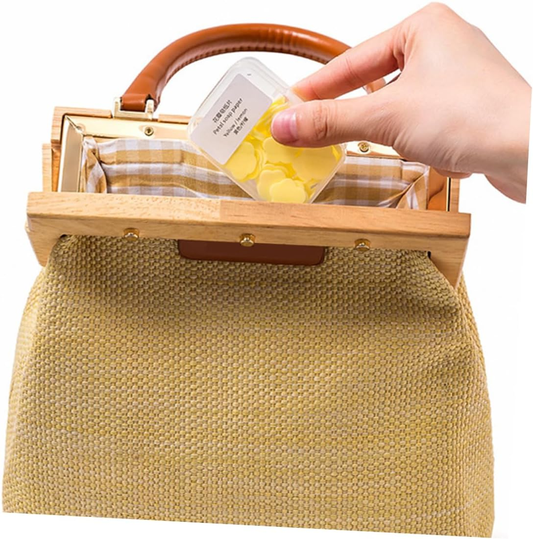 POPETPOP Portable Soap Flakes Travel Kit 16 Boxes of Disposable Hand Washing Soap Slices Lemon Milk Rose Jasmine for Travel Camping and Outdoor Use image number 1