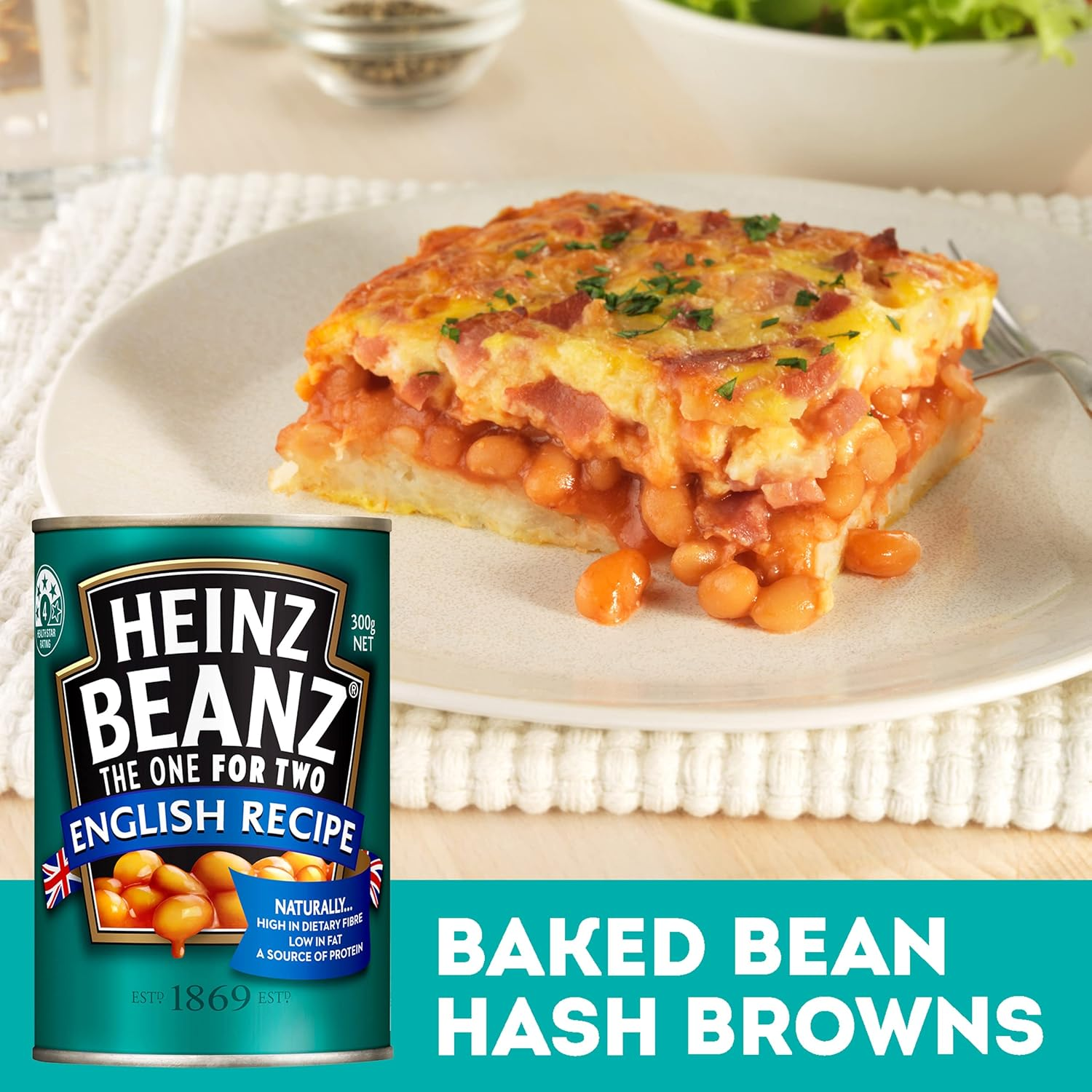 Heinz Beanz Baked Beans English Recipe Can 300G image number 4
