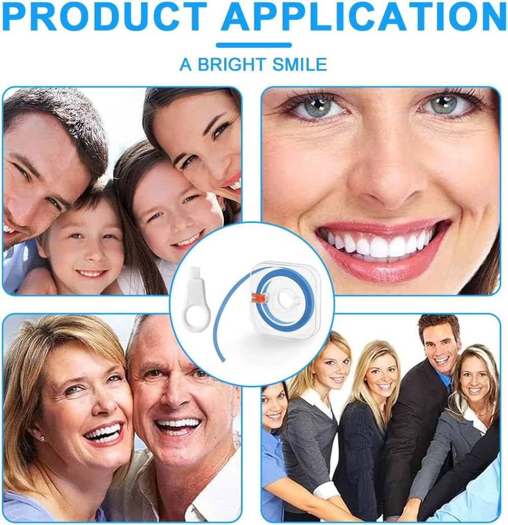 Tomedeks Dental Polishing Strips,1Pcs 30&Mu;m 6M/Roll Dental Abrasive Strip+ 3Cleaning Sponge,Resin Teeth Whitening Strips,Portable Teeth Polish,Tooth Polish Grinding Strip,Tooth Sandpaper(Blue-Medium) image number 3