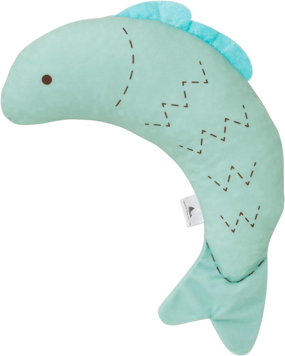 Nippon Seal N70S Cat Tongue Gurumi Sakana, Green, Cat Toy, Grooming Goods, Etiquette Brush, Plush Toy, Manufacturer, Direct Sales