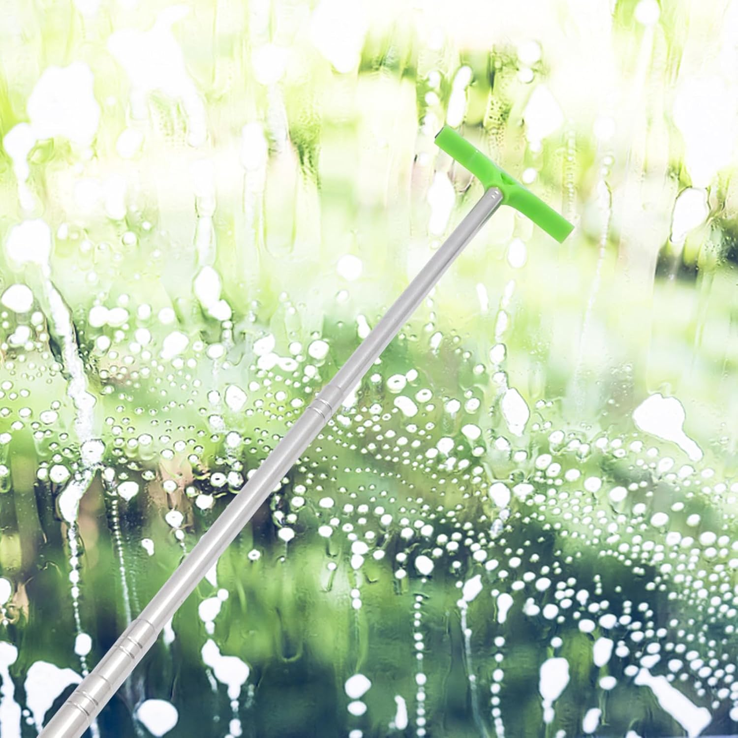 HAPINARY 3Pcs Retractable Car Rearview Mirror Squeegee Window Cleaner Set for Windscreen and Mirror Cleaning, Portable Mini Car Windshield Wiper Tool for Automotive Exterior Care image number 2