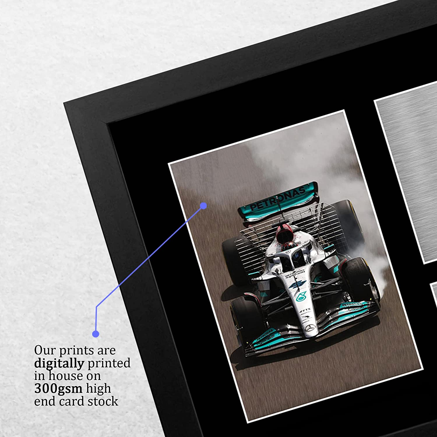 HWC Trading FR A4 George Russell Formula 1 Gifts Printed Signed Autograph Picture for F1 Formula 1 Racing Fans - A4 Framed image number 4