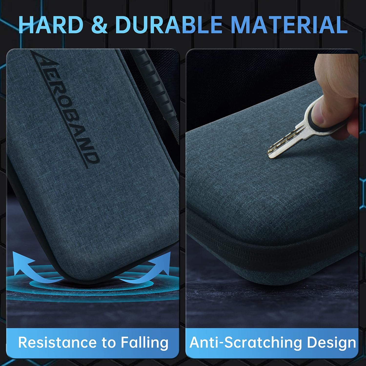 AEROBAND Electric Air Drumsticks Storage Bag for Pocketdrum 2 Plus, Electronic Drum Sticks Sets, Drum Kit image number 2