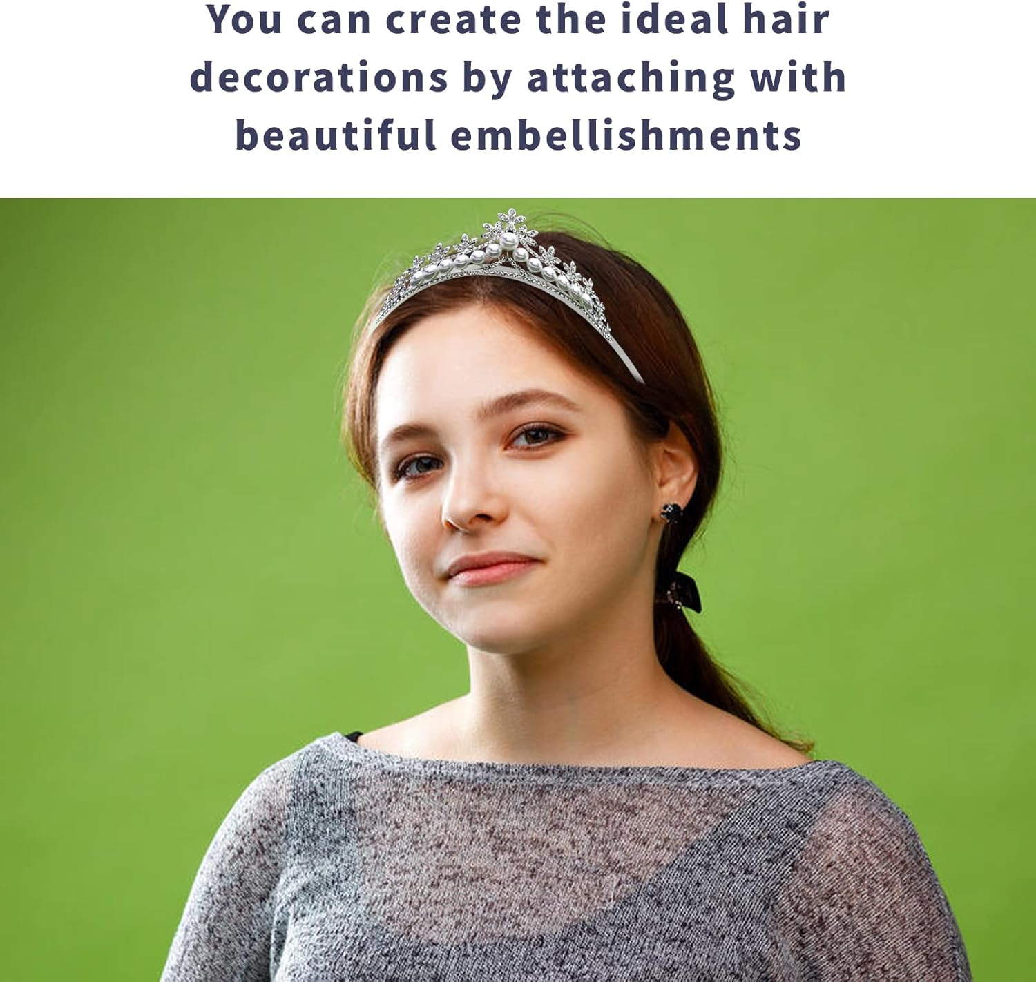 30 Pack Bulk 3 MM Silver Plain Blank Hard Skinny Thin Metal Headbands Base Wire Hair Bands Clasps Tiara Headband DIY Crafting Hair Accessories for Women (30 Pack of Silver Thin Metal Headbands)