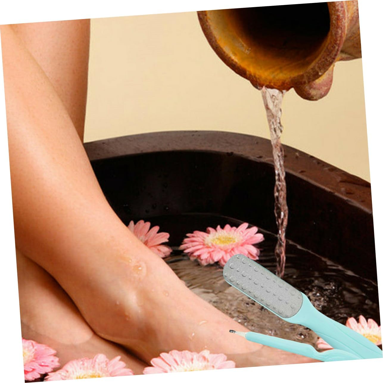 Baluue Pedicure Kit Foot Care Tools Nail Trimmer Exfoliator Scrub Foot Skin Remover image number 4