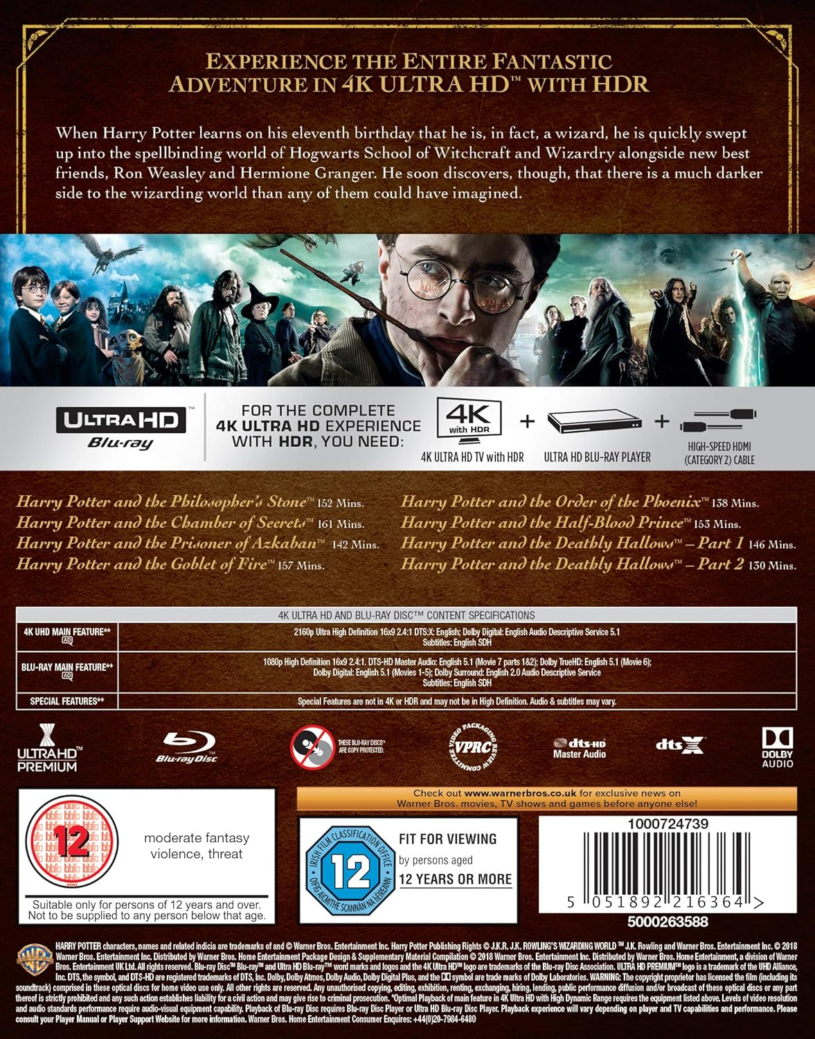 Harry Potter Complete Collection [Edition: United Kingdom] image number 1
