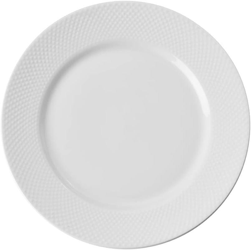 Wiltshire White Stipple Embossed 12 Piece Dinner Set image number 4