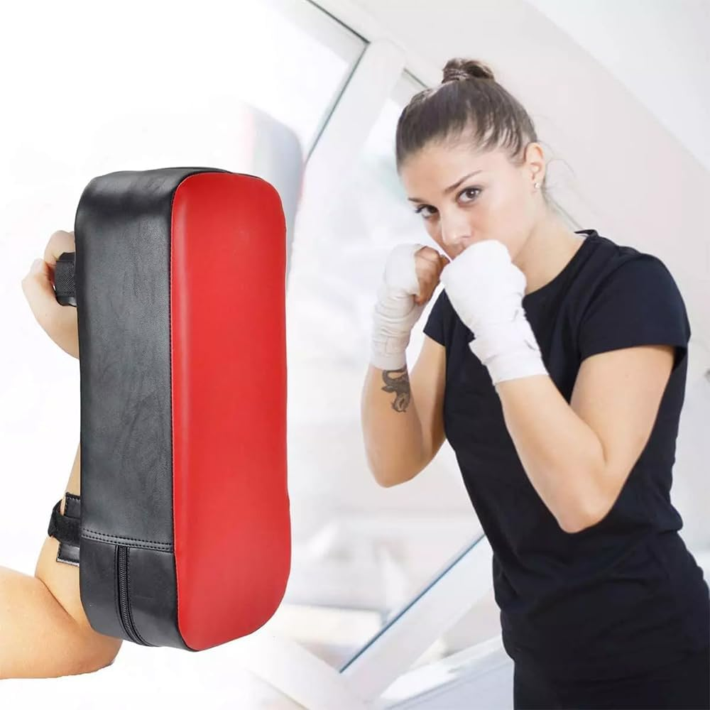 TOMVAES 4-In-1 Boxing Equipment Punching Gloves Mitts Kick Pack Set for Kids Taekwondo Kick Pad for Beginners ​Arm Pad for Youth Child Adult Boxing Gloves for Muay Thai,Taekwondo,Mma Training image number 2