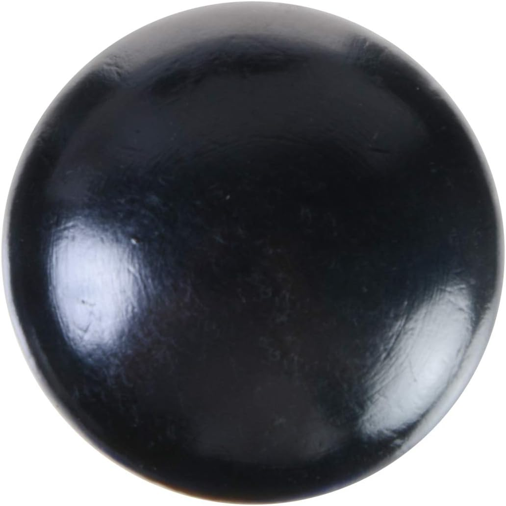 12Pcs Black Wood Knobs, Mushroom Shape Cabinet Knobs Vintage Drawer Knobs, Natural Wooden Cabinet Hardware for Furniture Drawer Dresser Wardrobe image number 1