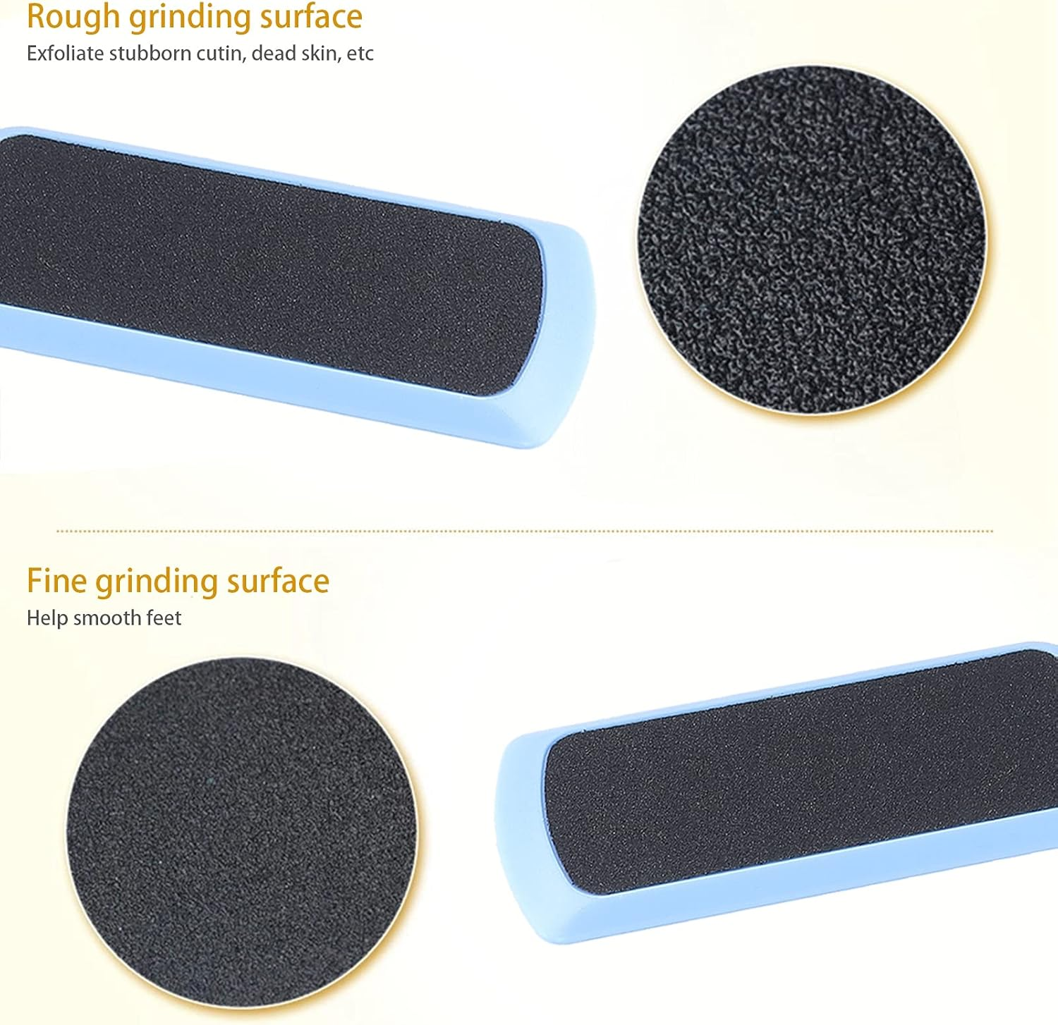 Arquivo Para O P&eacute; Remo&ccedil;&atilde;o De Pele Dead Sking Hard Smoothing Paise Scrucker Double Sidesed + Ergonomic Handle Design + Massagem Relaxante + Material Leve Para P&eacute;s Lisos E Calos image number 3
