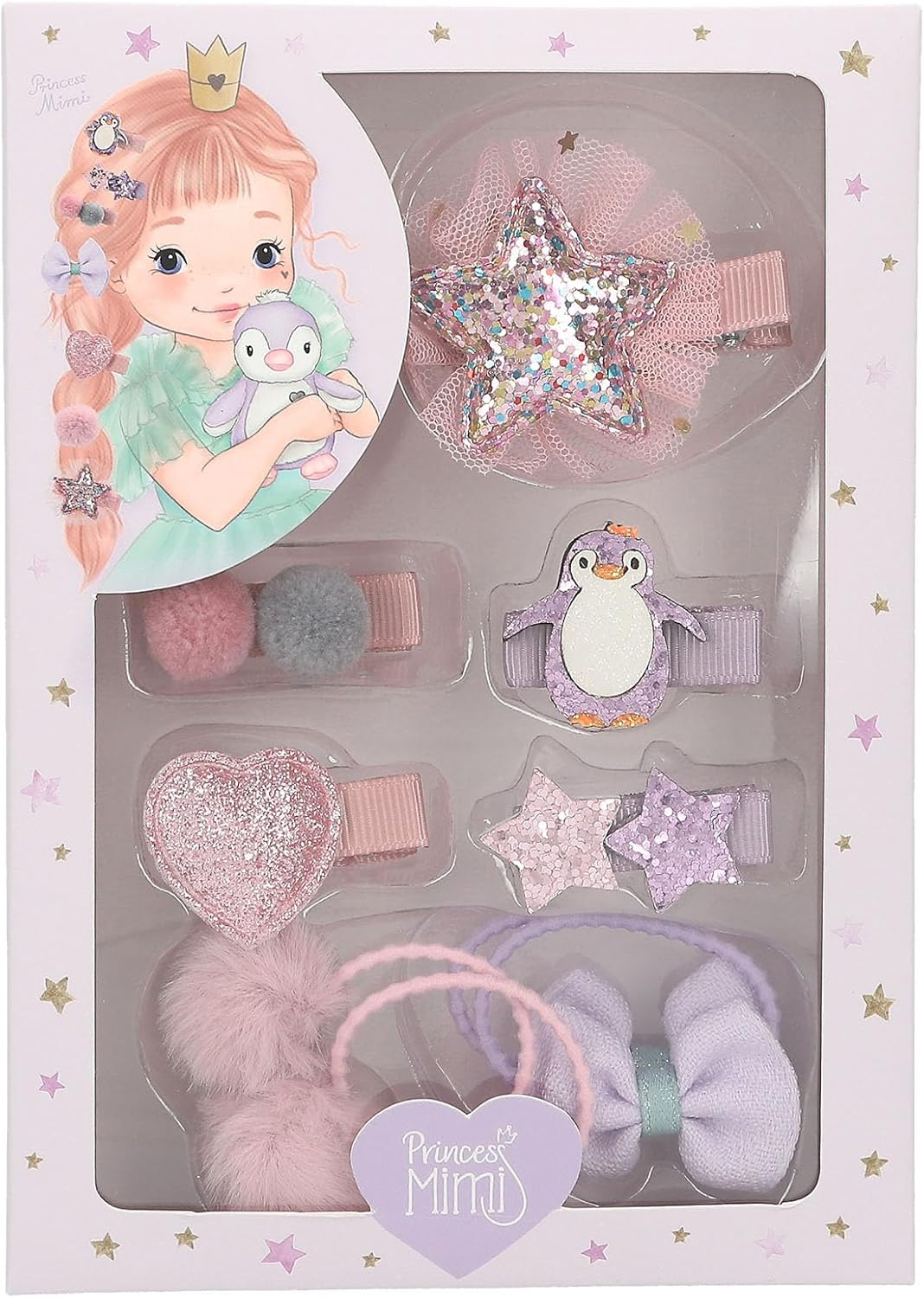 Princess Mimi - Hair Accessories - Powdery Pinks and Purples/Hair Care image number 1