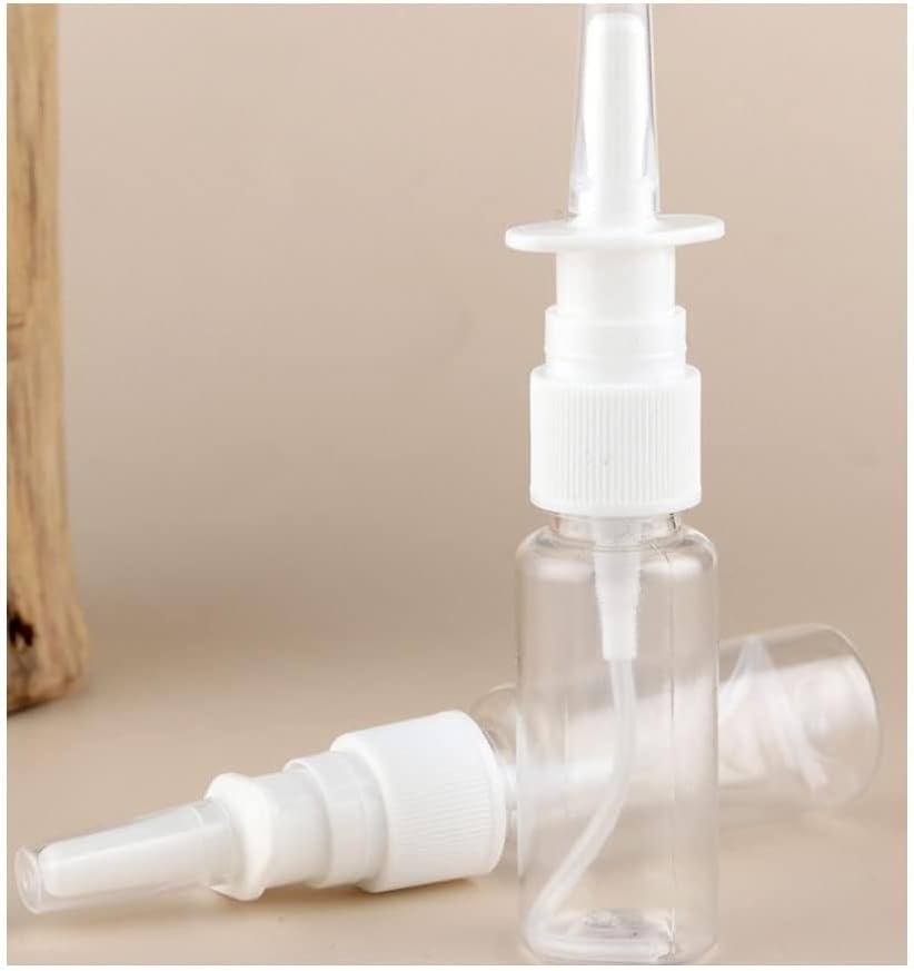 3-Pack 30Ml Empty Nasal Spray Bottles &ndash; Refillable Plastic Mist Sprayer for Saline Solution, Aromatherapy & Travel | Leak-Proof Fine Mist Pump
