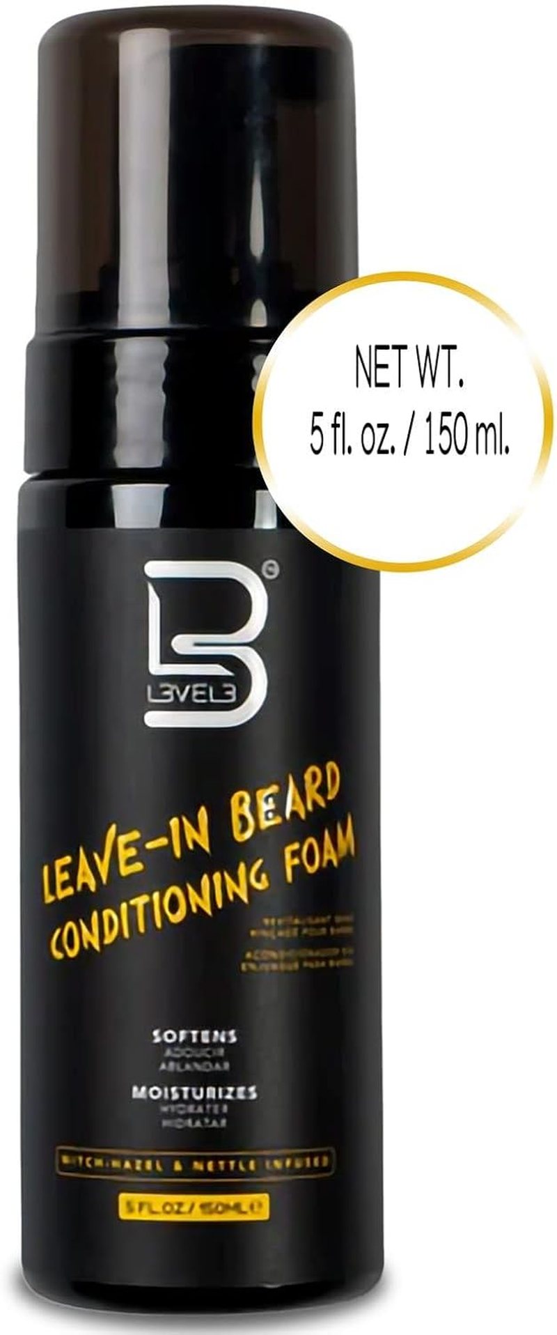 L3VEL3 Leave-In Beard Conditioning Foam 150 Ml image number 5