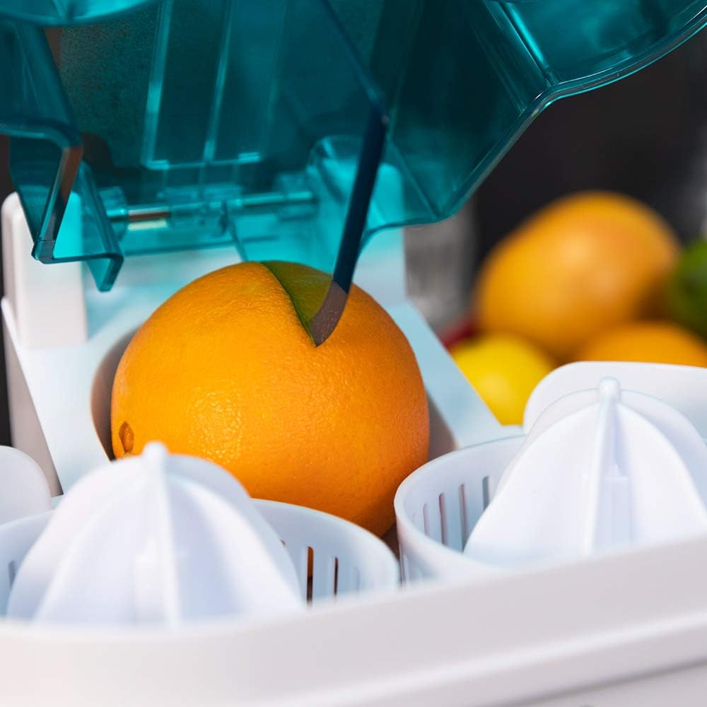 Cecotec Cecojuicer Citrus Turbo Juicer, Cutting and Juicing, 2 Heads, 500Ml Tank, BPA Free, Easy Clean, 90W (Essentialvita Twice White) image number 5