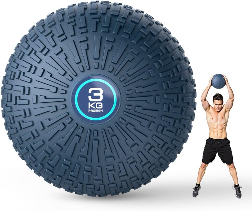 PROIRON Slam Medicine Balls - Non-Bounce, Wall Ball Slam Ball Weighted Balls - for Exercise, Strength, Weighted Exercises Balls for Power Workout(3/5/8/10Kg)