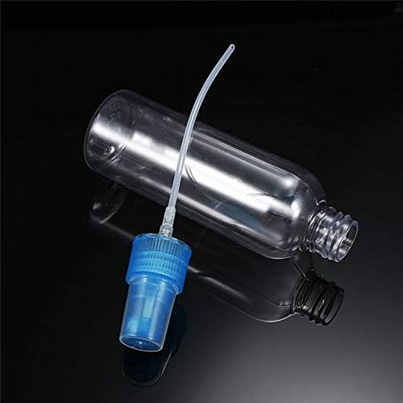 100Ml Fine Mist Plastic PET Spray Bottle Travel Cosmetic Bottles Makeup Liquid Alcohol Container Refillable Perfume Atomizer, (Color : Blue)