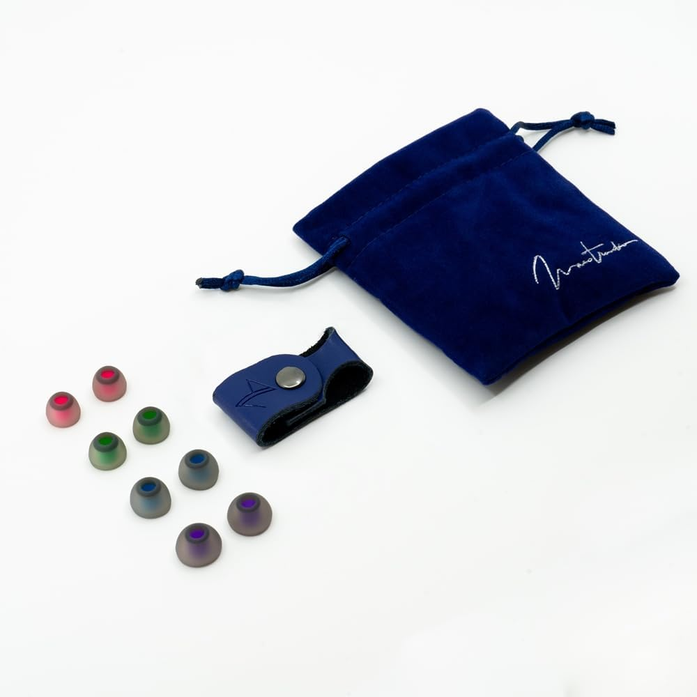 Maestraudio MA910SR Maestro Blue [0.4 Inch (10 Mm) Graphene-Coated Dynamic Driver Earbuds with Passive Ceramic Coated Tweeter, RST & HDSS, Made in Japan, Aluminum Faceplate, Pentaconn Ear Cable image number 4