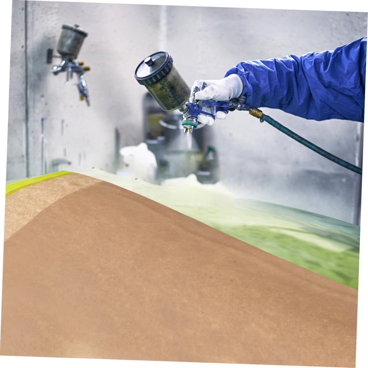 4 Rolls Masking Film Template Automotive Motorcycle Airbrush Graphics Masking Paper Protection Paper Painters image number 4