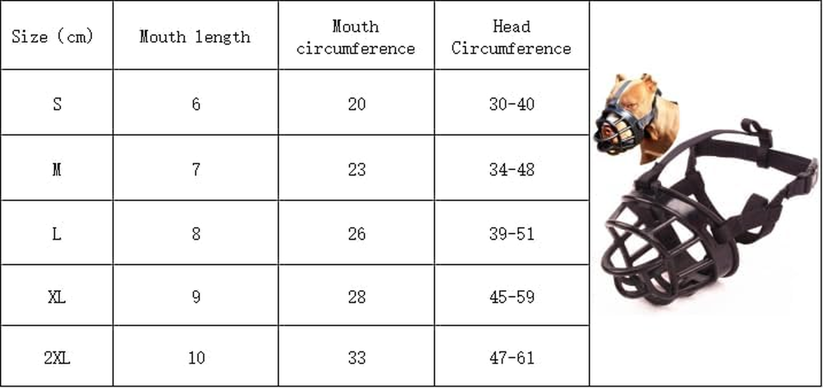 Basket Dog Muzzles-Soft Adjustable Breathable Mask anti Biting Chewing Barking Training Dog Muzzle for Small Medium Large Dogs (Black, M) image number 6