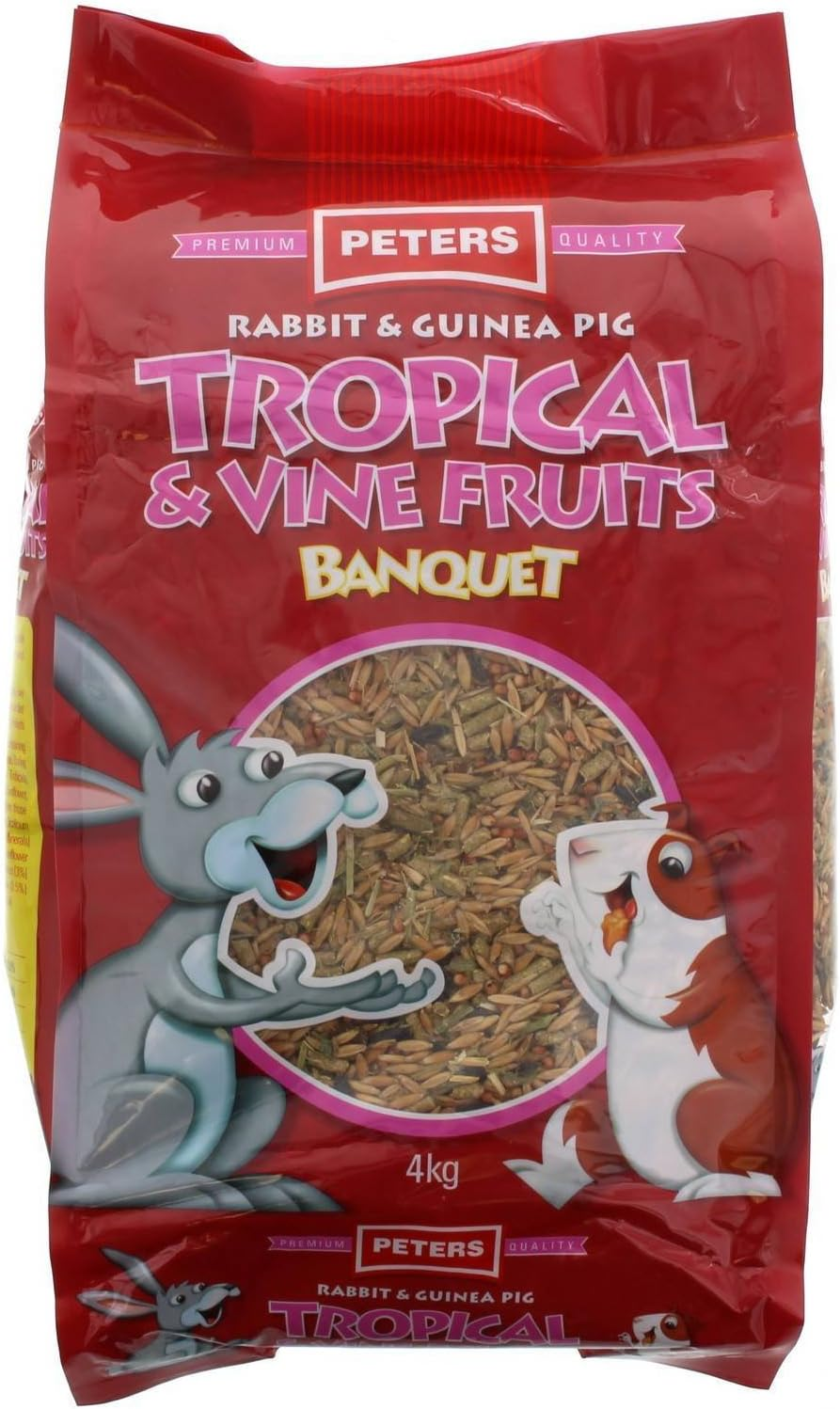 Peters Rabbit & Guinea Pig Tropical and Vine Fruits 4Kg