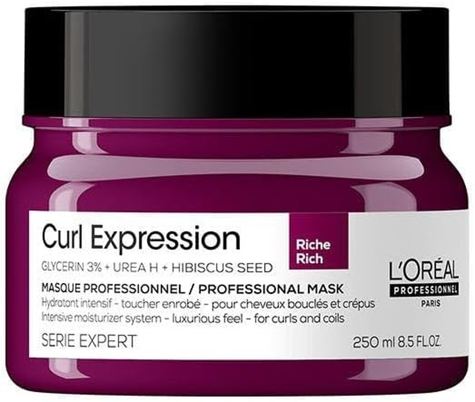 L'Or&eacute;al Professionnel Paris Curl Expression Rich Mask - for Curly and Coily Hair, Provides Intense Hydration& Curl Definition, with Glycerin image number 6