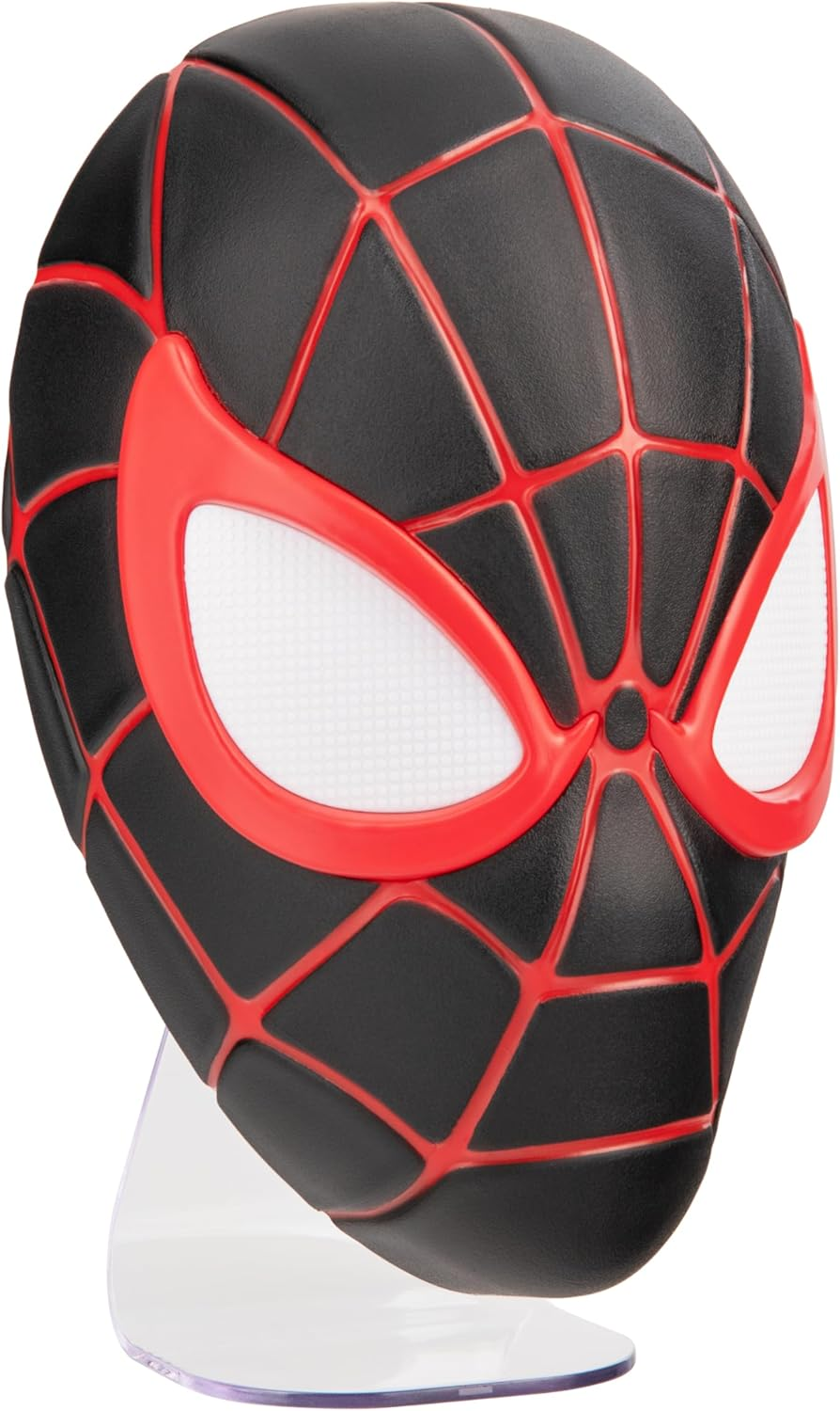 Paladone Miles Morales Spider-Man Mask Light, Wall Mountable or Freestanding LED Lamp, Officially Licensed Marvel Comics Merchandise for Bedrooms, Home and Collectors, Gift Ideas image number 2