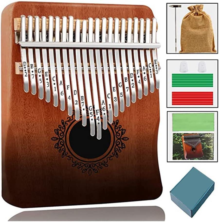 Elqater Kalimba Thumb Piano Kalimba Thumb Piano Portable for Adults, Kids and Beginners image number 3