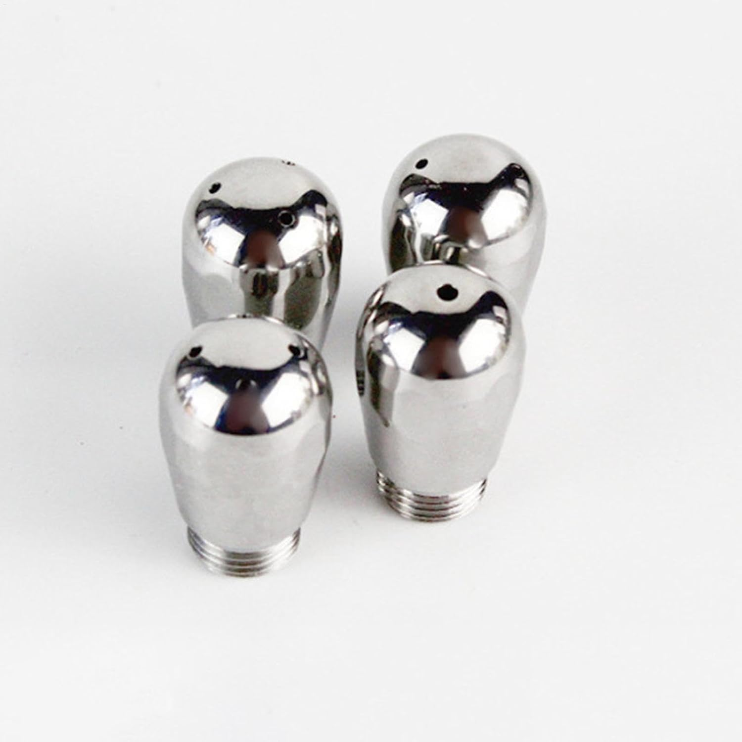 4 Hole Nozzles, Coffee Machine Steam Tips, Steam Wand Nozzles, Coffee Frothing Tips, Milk Tea Shop Steam Nozzle, Espresso Steam Tip, Steam Wand Tip 0.49 X 0.83In for Coffee image number 1