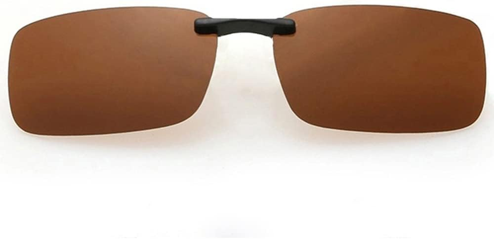 Polarized Unisex Clip on Sunglasses, Anti-Uva UVB Flip up Sunglasses for Driving Fishing Cycling Holiday Sun Men Women