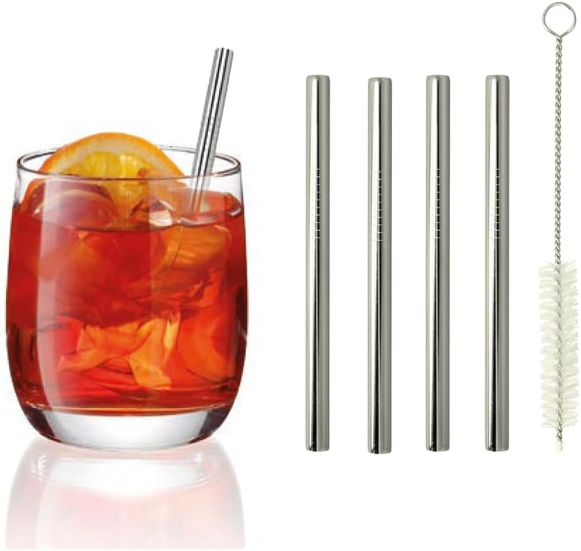 Metaltex 253182000 Drinking Straws INOX Short/Straight Set of 4 image number 2