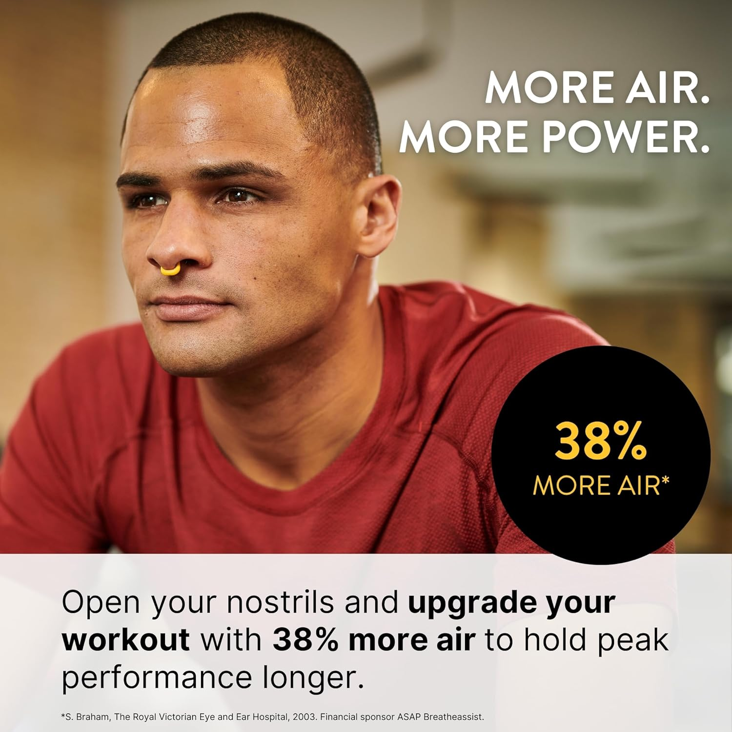 Turbine Nasal Dilator for Athletes - Pack of 3 Turbine Dilators Designed for Athletic Training - Increase Airflow to Lungs by 38% during Exercise, Sports Training, Cycling & Running image number 6