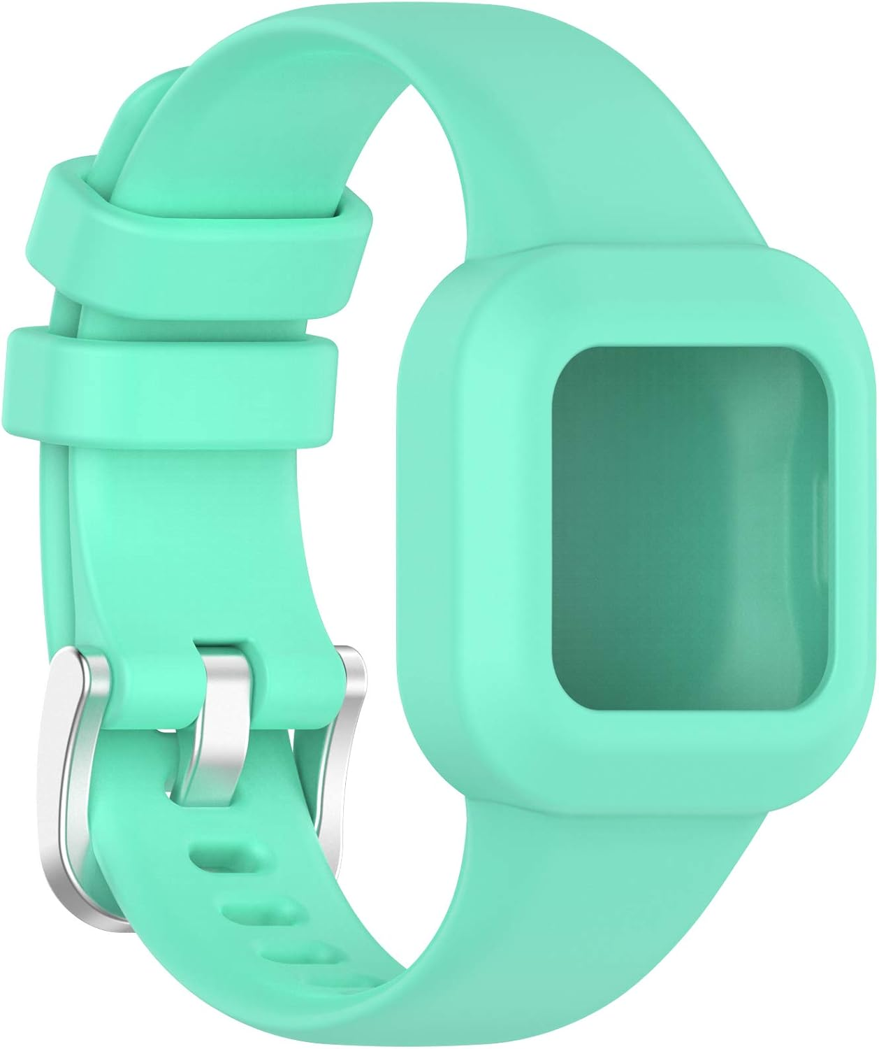 Intended for Garmin Vivofit Jr.3 Bands Intended for Kids Soft Silicone Bracelet Accessories Watch Band Repalcement Strap, Colorful Sport Wristbands Intended for Vivofit Jr.3 Intended for Boys Girls (4Colorsc)