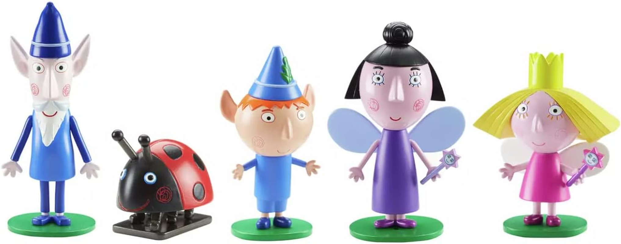 Ben & Holly Collectable 5 Figure Pack, Ben and Holly'S Little Kingdom, Wise Old Elf, Nanny Plum, Imaginative Play image number 2