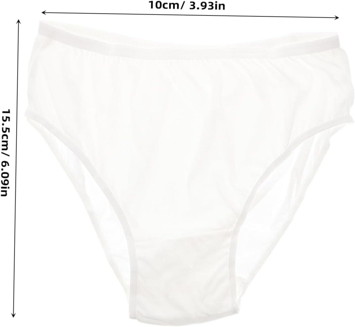 BESPORTBLE 4Pcs Maternity Cotton Underwear Disposable Panties for Postpartum Breathable Sanitary Pants