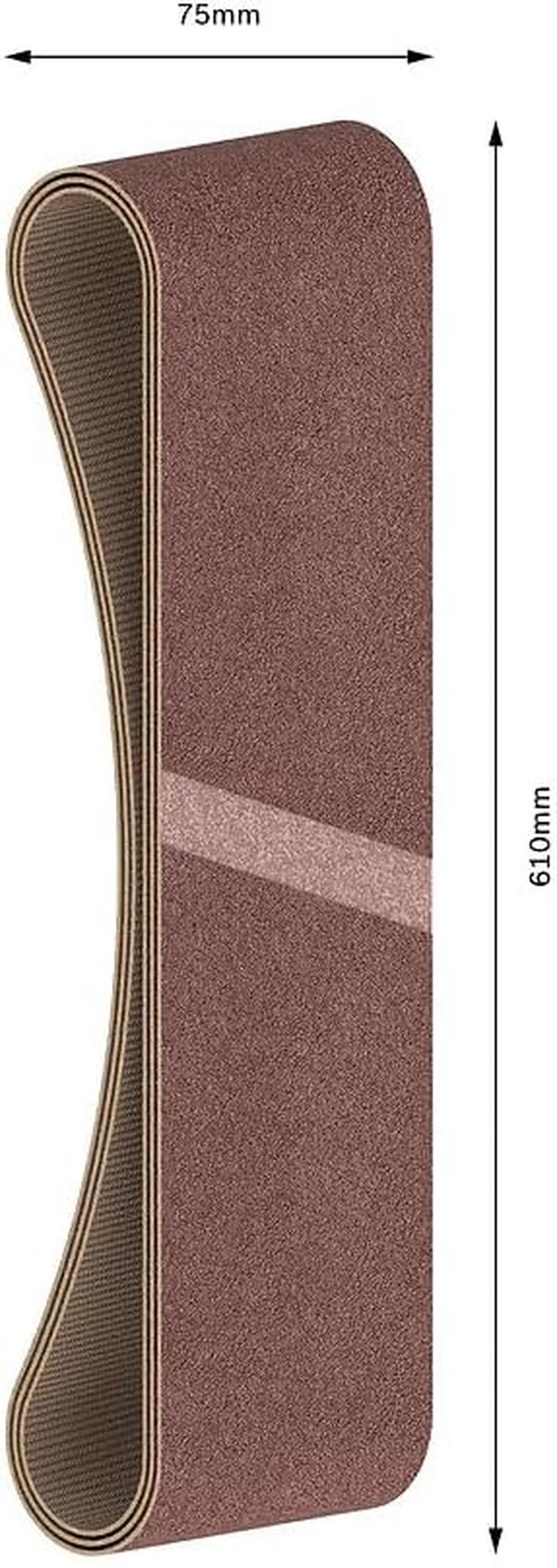 Bosch 3X PRO X440 Sanding Belt (For Paint on Wood, Hardwood, 75 X 610 Mm, Grit 80, Professional Accessory Belt Sander) image number 4